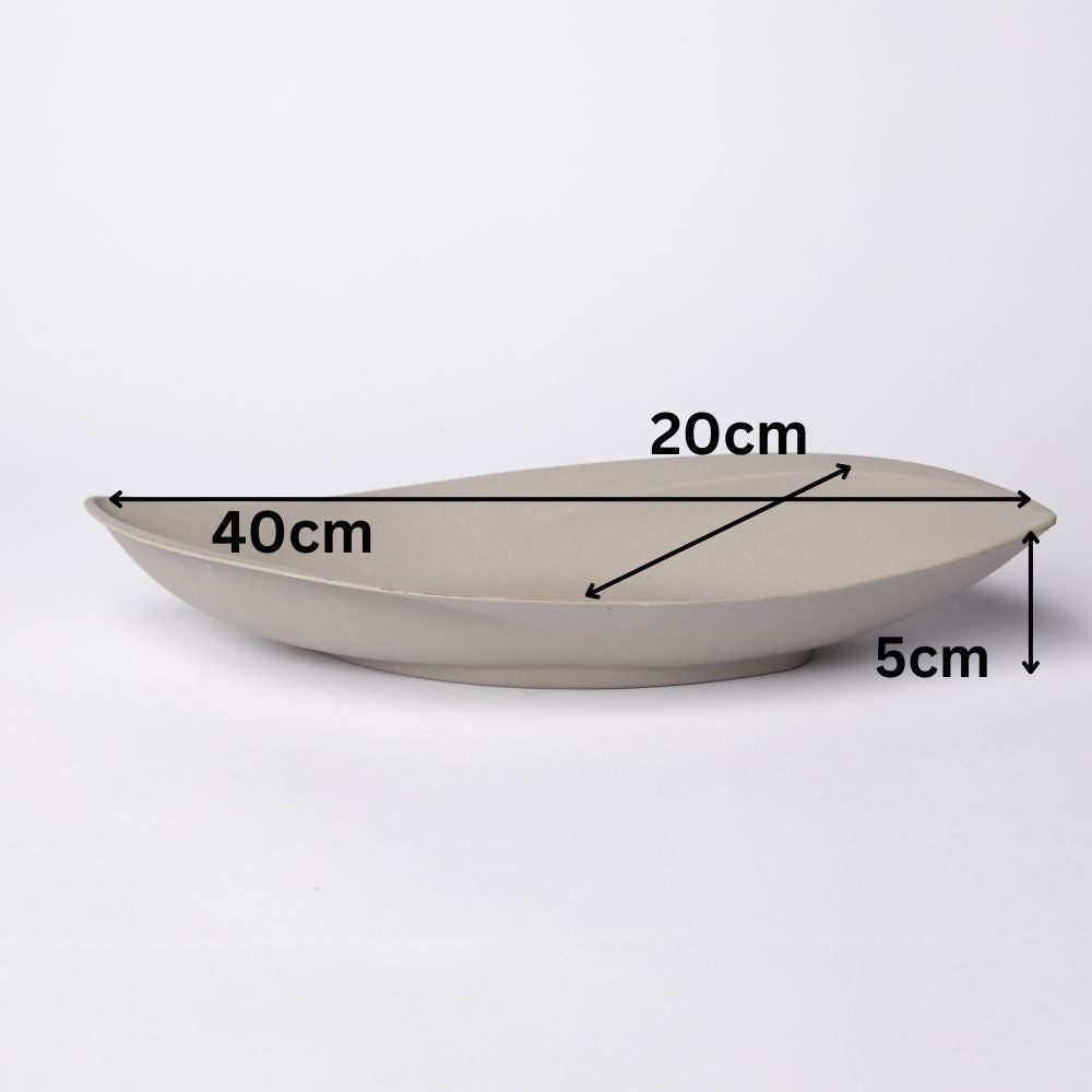 Bamboo Platter Leaf shape