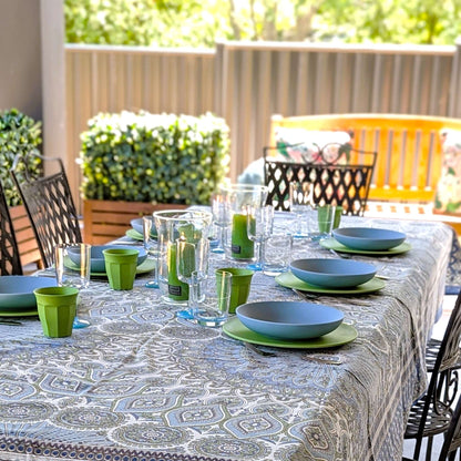 Bamboo plates and bamboo bowls