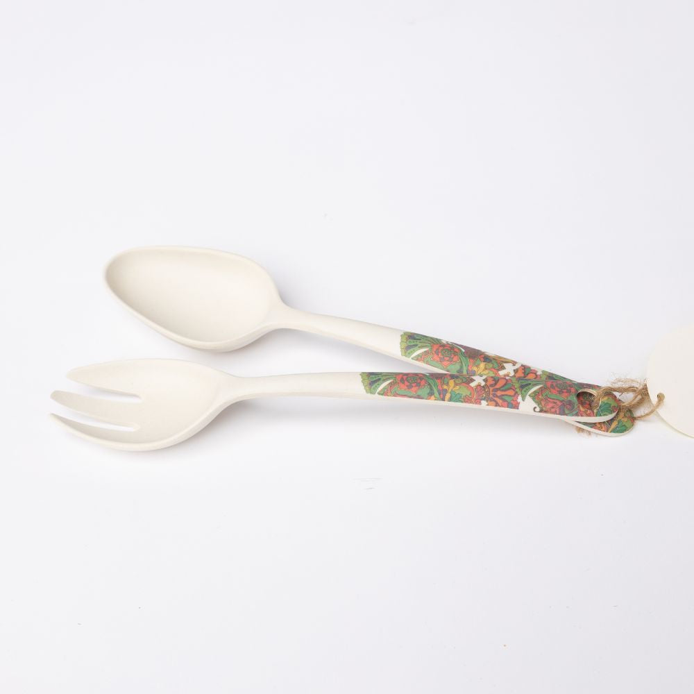 Bamboo Salad Servers