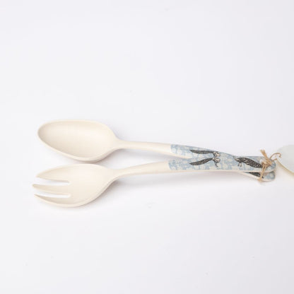 Bamboo Salad Servers