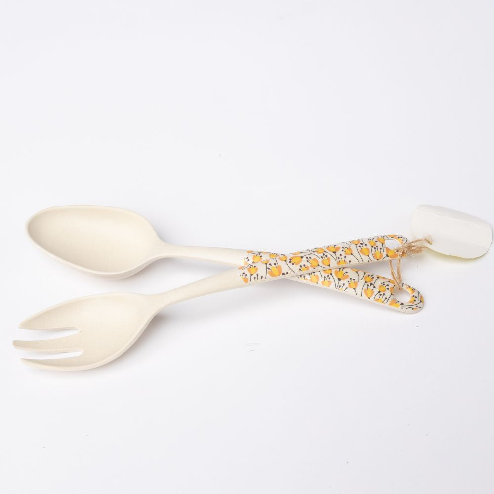 Bamboo Salad Servers