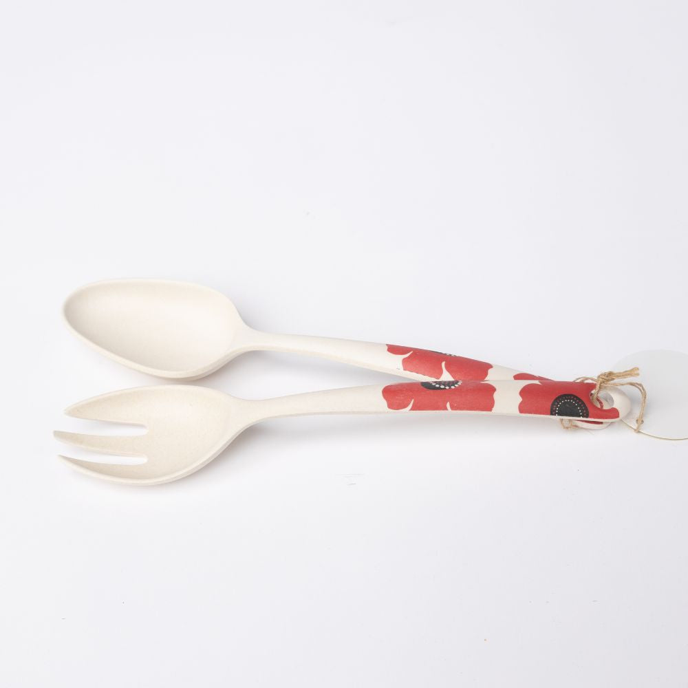 Bamboo Salad Servers