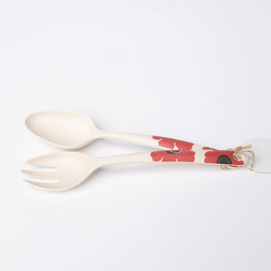 Bamboo Salad Servers