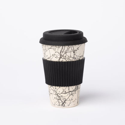 Bamboo Cup with Silicon Cup Lid and Grip